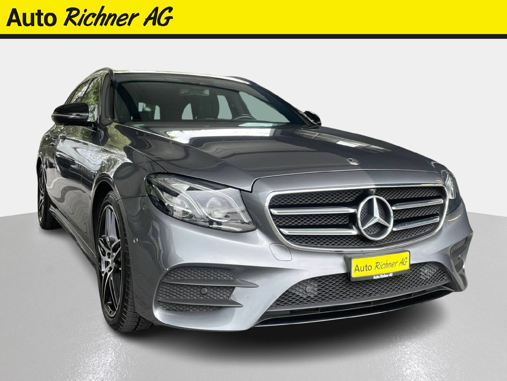 MERCEDES-BENZ E 220 d AMG Line 4matic Kombi - Auto Richner AG - Verkaufsfiliale in Arbon | Carrosserie & Werkstatt in Steinach